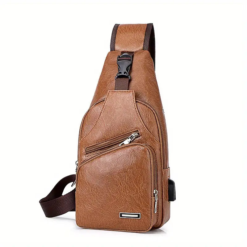 Sling Crossbody Brown Bag