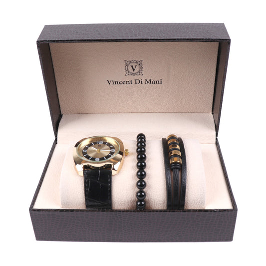 Men's Gold Watch Set