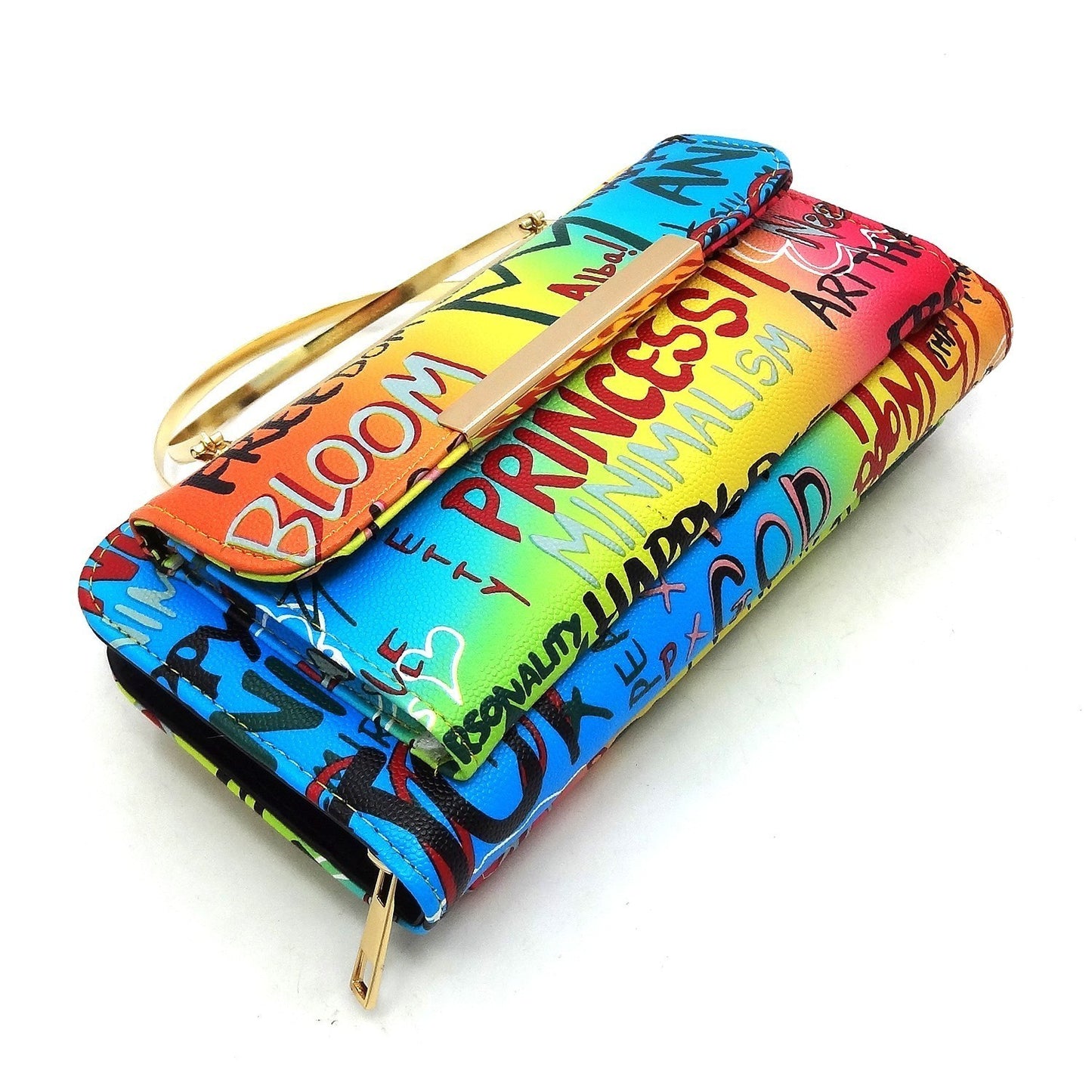 Graffiti Clutch Wallet