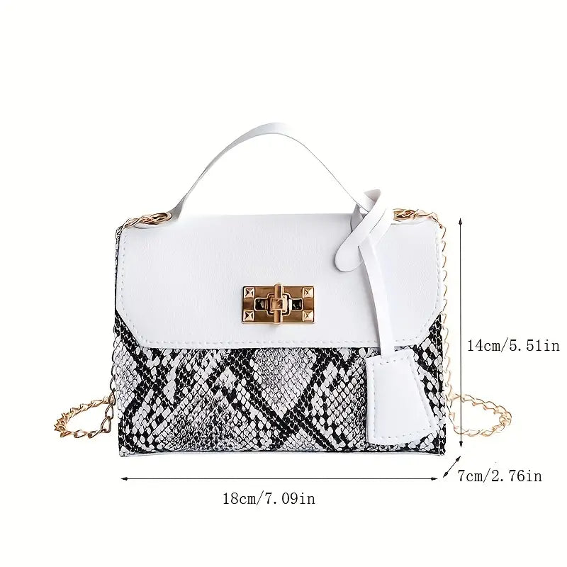 Mini Snake-Skin Bag