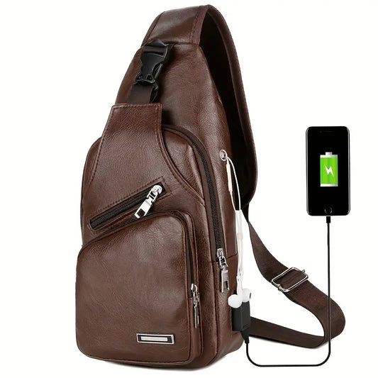 Sling Crossbody Brown Bag