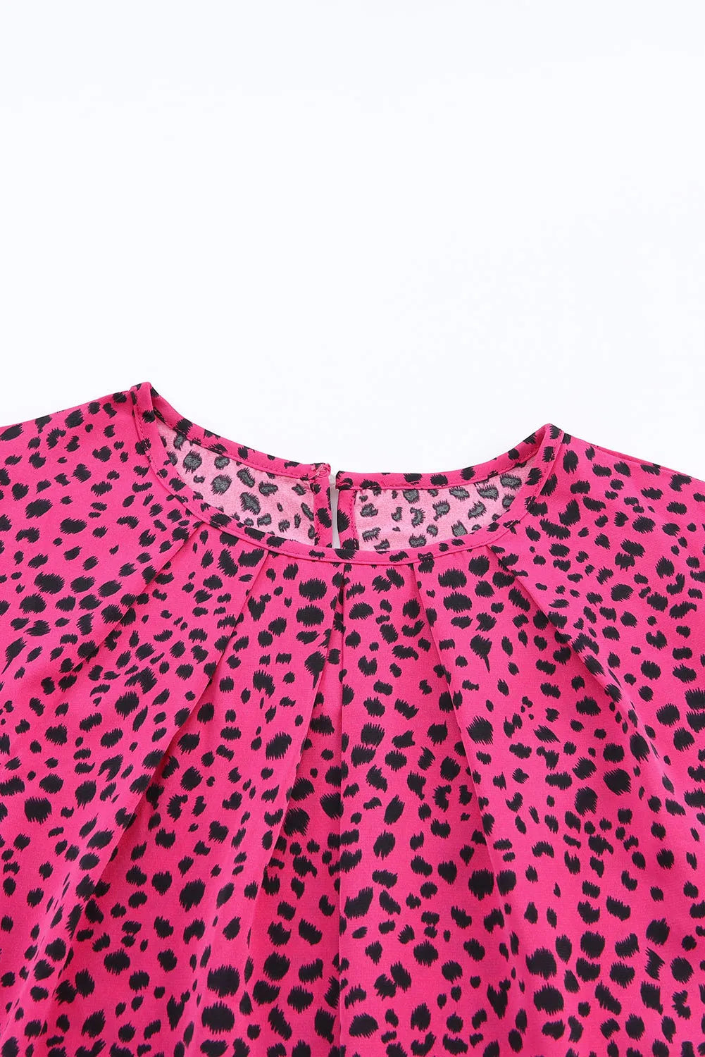 Rose Leopard Blouse