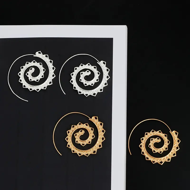 Spiral Swirl Earrings