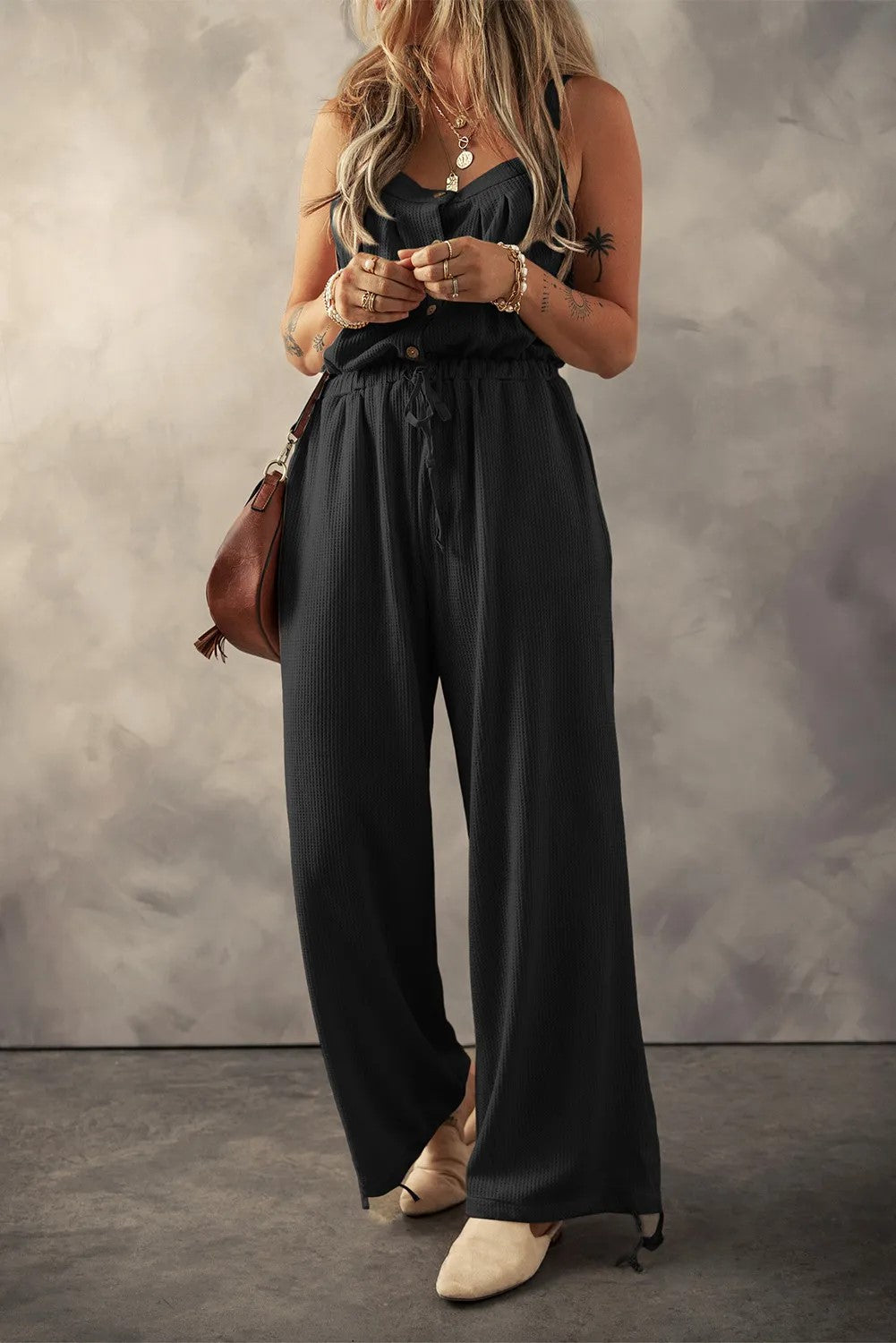 Knotted Straps Jumpsuit