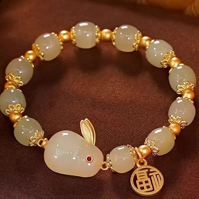 Rabbit Agate Bracelet