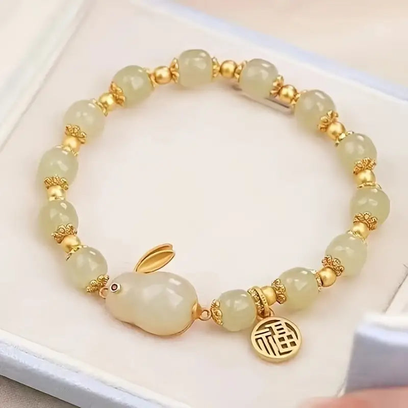 Rabbit Agate Bracelet