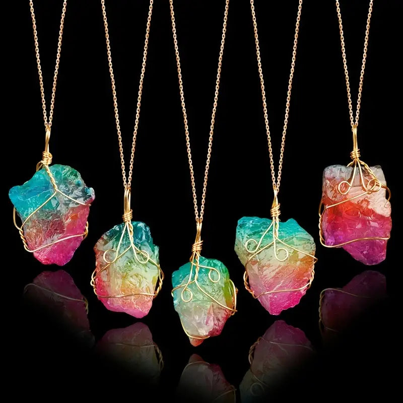 Irregular Natural Crystal Necklace