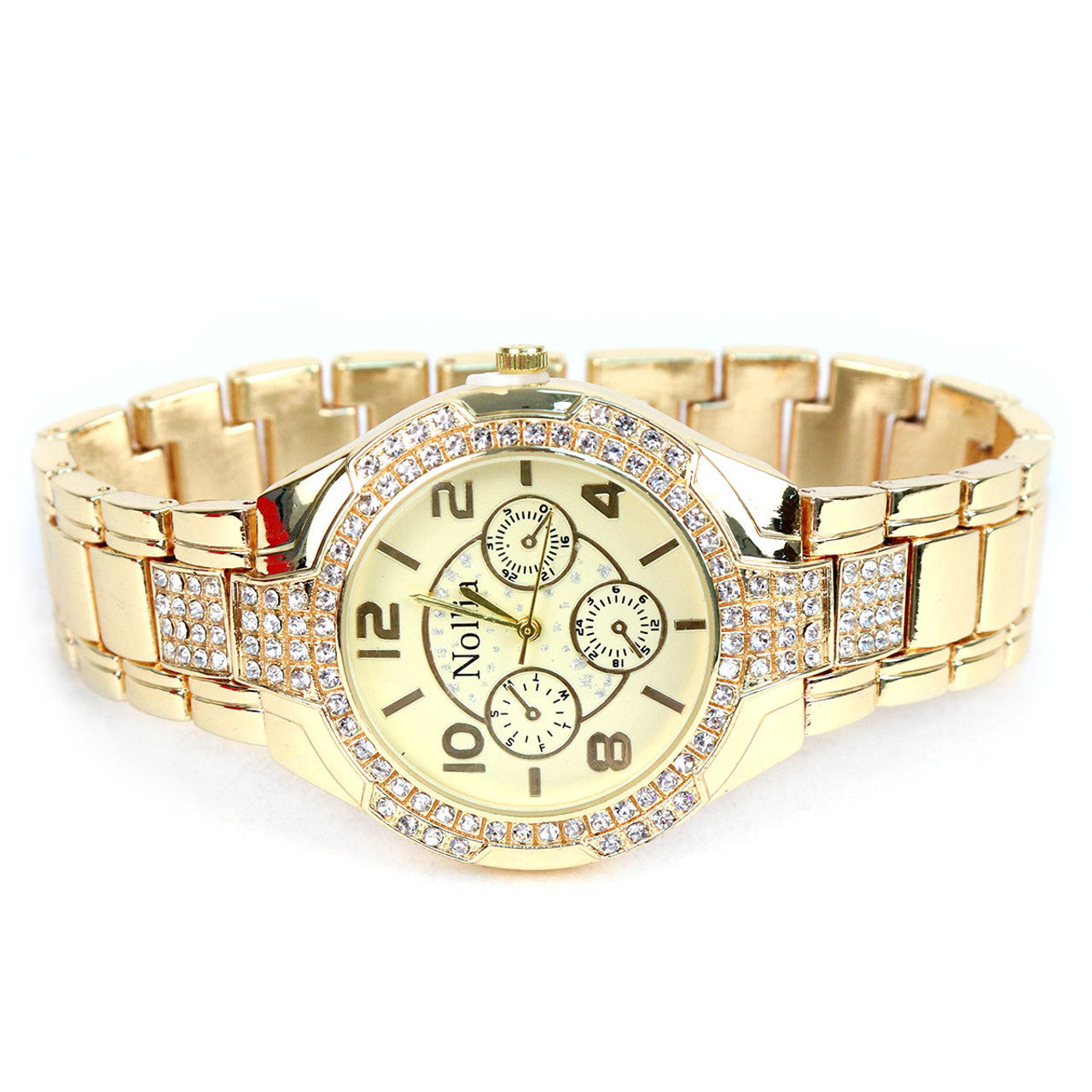 Gold Tone Dressy Watch