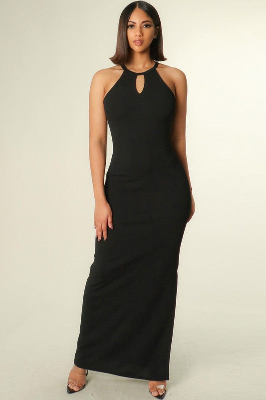 Long Body Crepe Dress