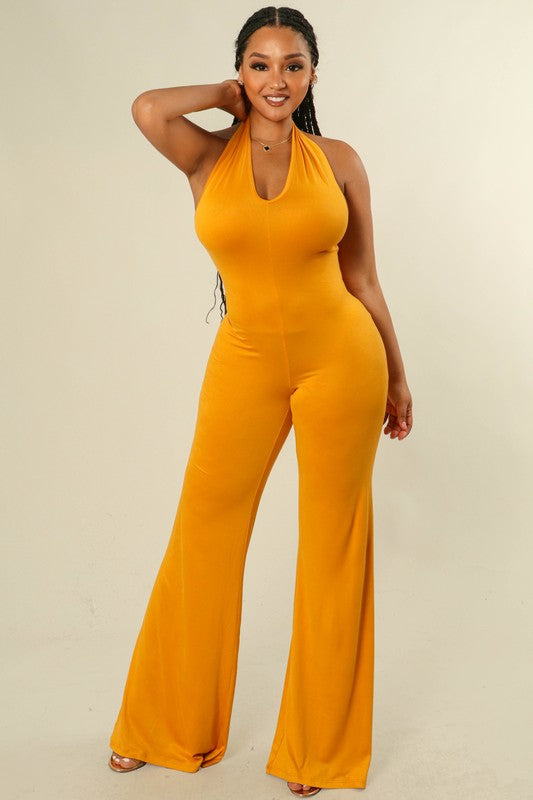 Halter Neck Jumpsuit