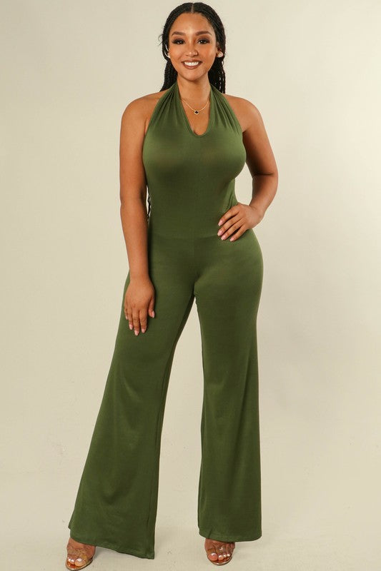 Halter Neck Jumpsuit