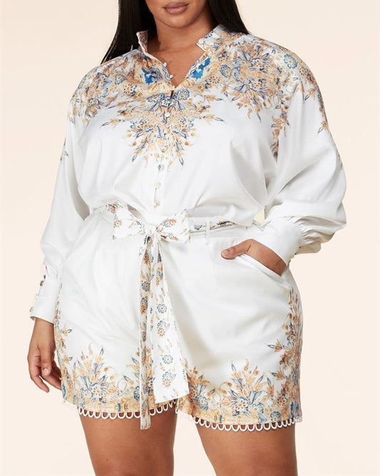 L'atiste Short Set Plus Size