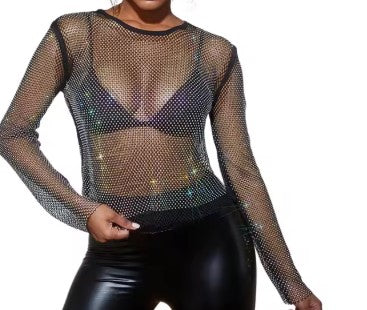 Glitter Sexy Top