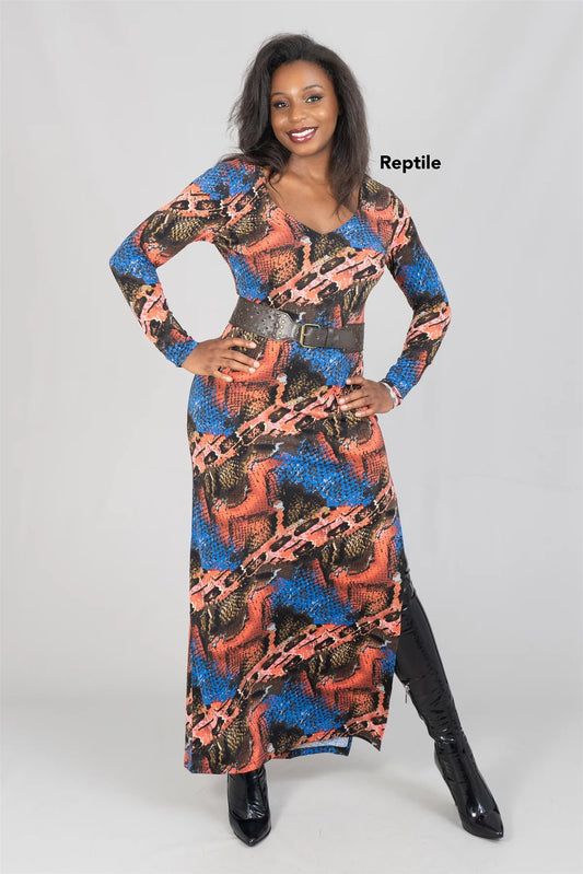 Reptile Maxi Dress