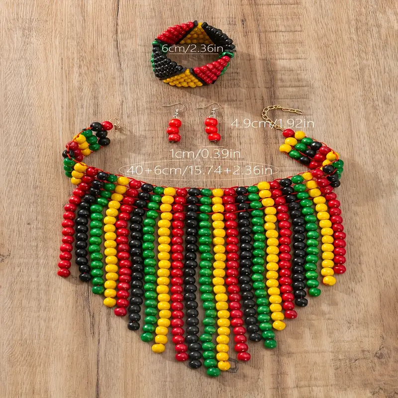 Dread-Lock Necklace Set