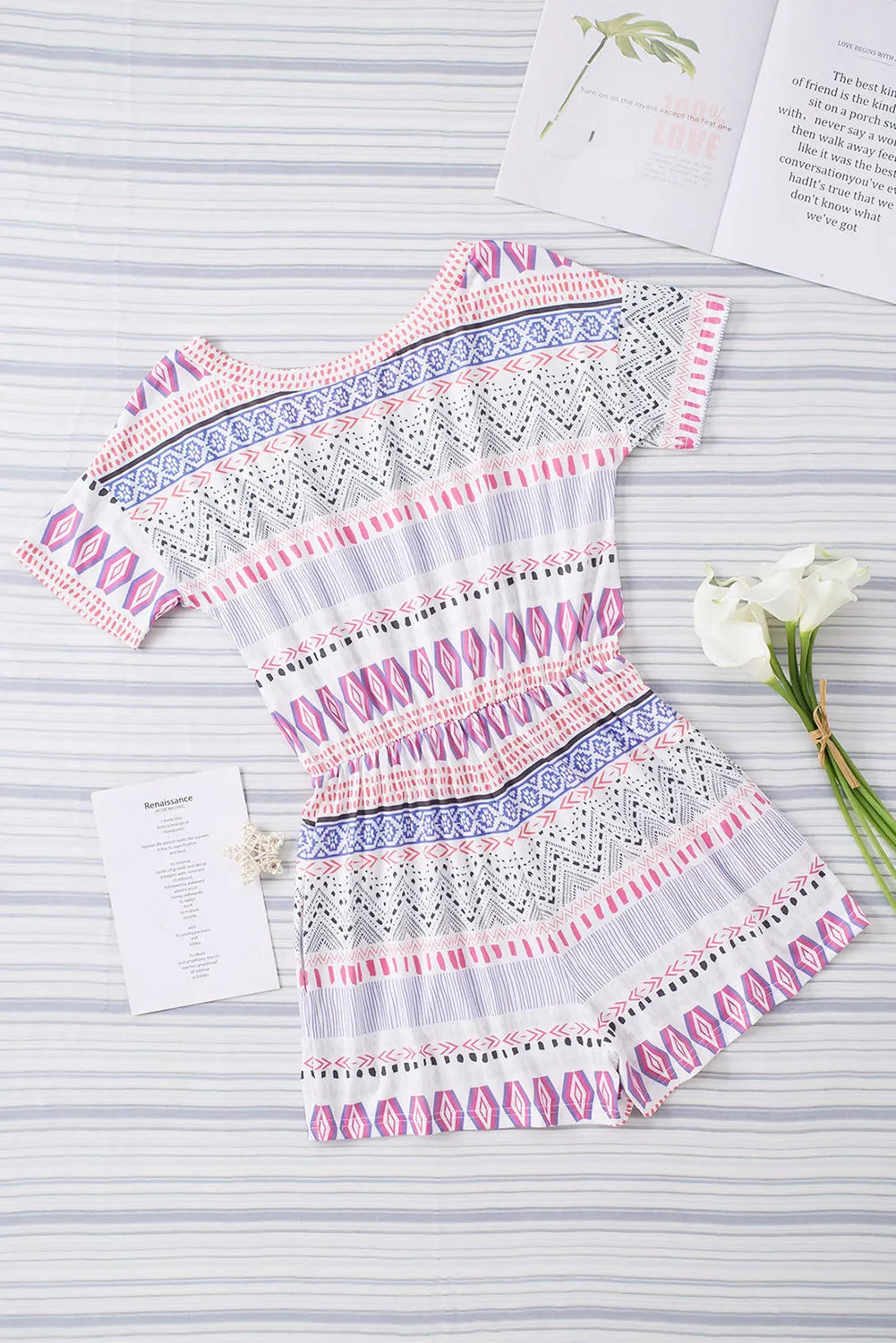 Aztex Print Romper