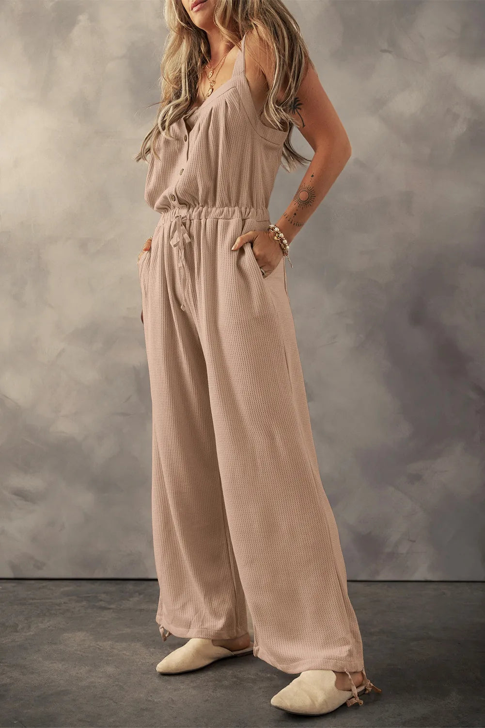 Knotted Straps Jumpsuit