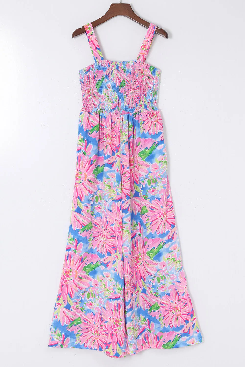 Pink Floral Jumpsuit