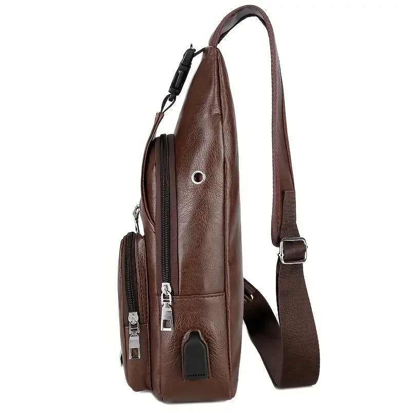 Sling Crossbody Brown Bag