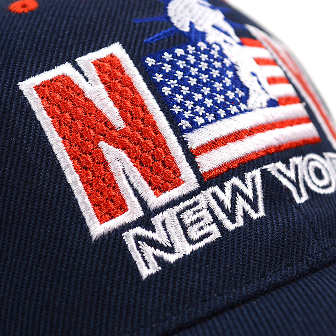 NY Flag Navy Blue Cap