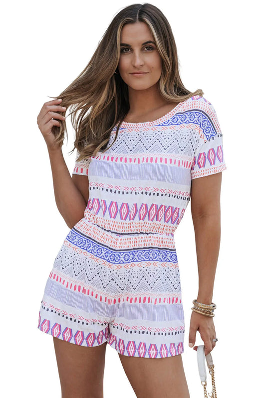 Aztex Print Romper