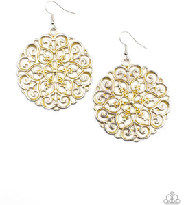 Mandala Effect Earrings