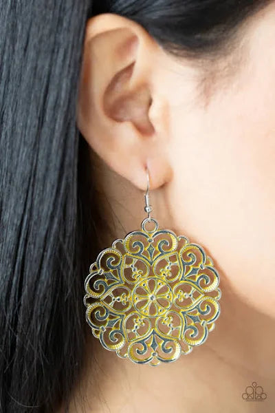 Mandala Effect Earrings