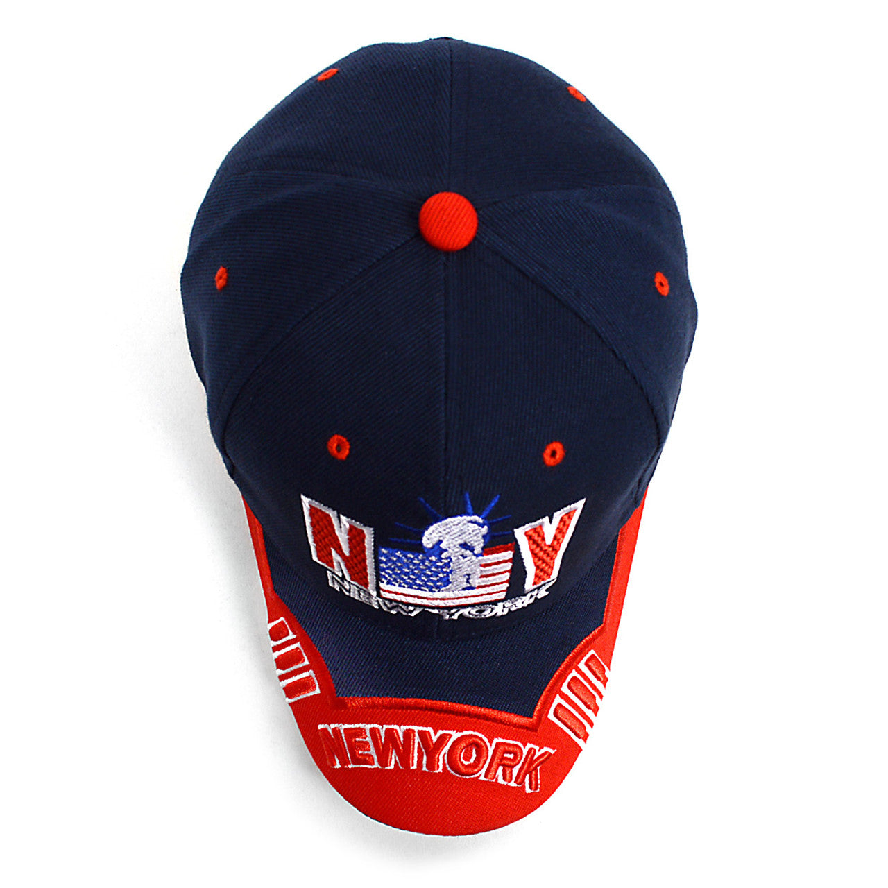 NY Flag Navy Blue Cap